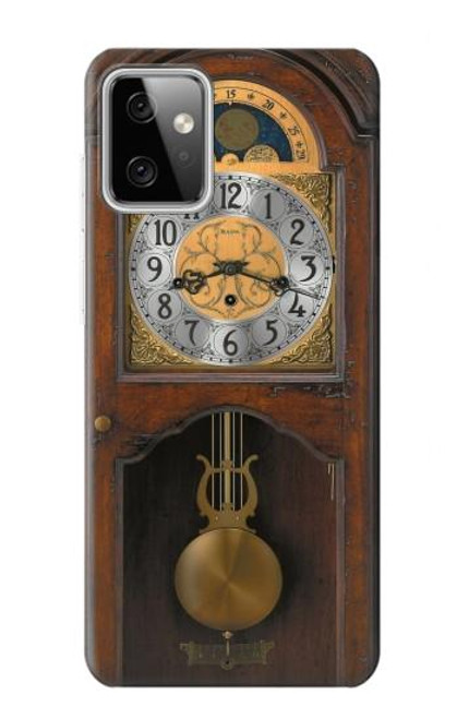 W3173 Grandfather Clock Antique Wall Clock Funda Carcasa Case y Caso Del Tirón Funda para Motorola Moto G Power (2023) 5G