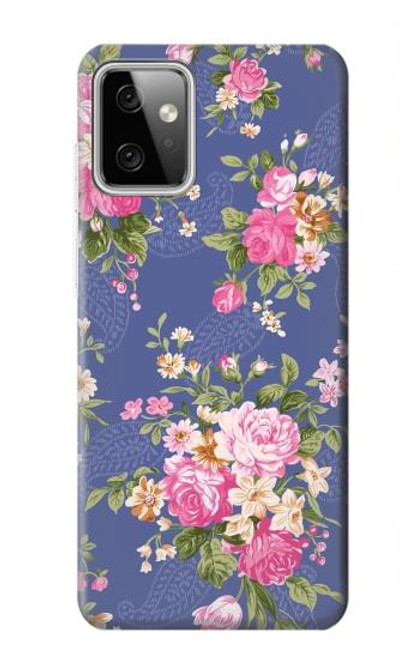 W3265 Vintage Flower Pattern Funda Carcasa Case y Caso Del Tirón Funda para Motorola Moto G Power (2023) 5G