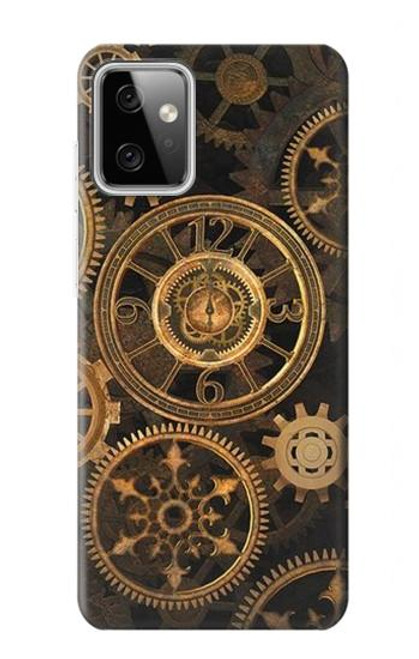 W3442 Clock Gear Funda Carcasa Case y Caso Del Tirón Funda para Motorola Moto G Power (2023) 5G