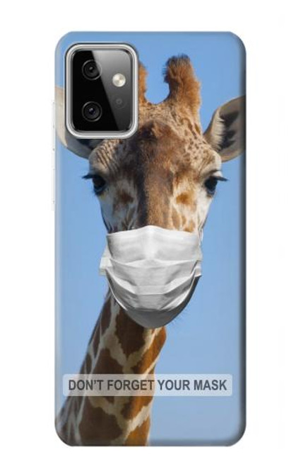 W3806 Funny Giraffe Funda Carcasa Case y Caso Del Tirón Funda para Motorola Moto G Power (2023) 5G