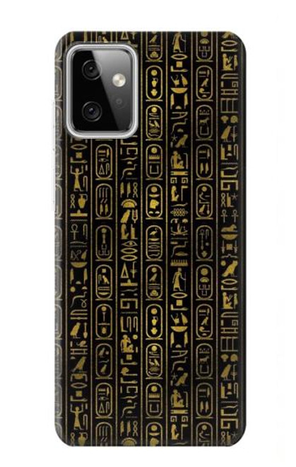 W3869 Ancient Egyptian Hieroglyphic Funda Carcasa Case y Caso Del Tirón Funda para Motorola Moto G Power (2023) 5G