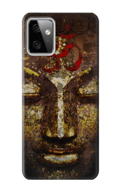 W3874 Buddha Face Ohm Symbol Funda Carcasa Case y Caso Del Tirón Funda para Motorola Moto G Power (2023) 5G