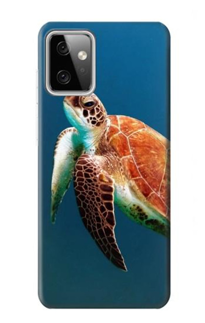 W3899 Sea Turtle Funda Carcasa Case y Caso Del Tirón Funda para Motorola Moto G Power (2023) 5G