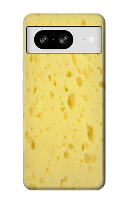 W2913 Cheese Texture Funda Carcasa Case y Caso Del Tirón Funda para Google Pixel 8