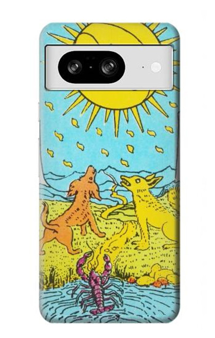 W3435 Tarot Card Moon Funda Carcasa Case y Caso Del Tirón Funda para Google Pixel 8