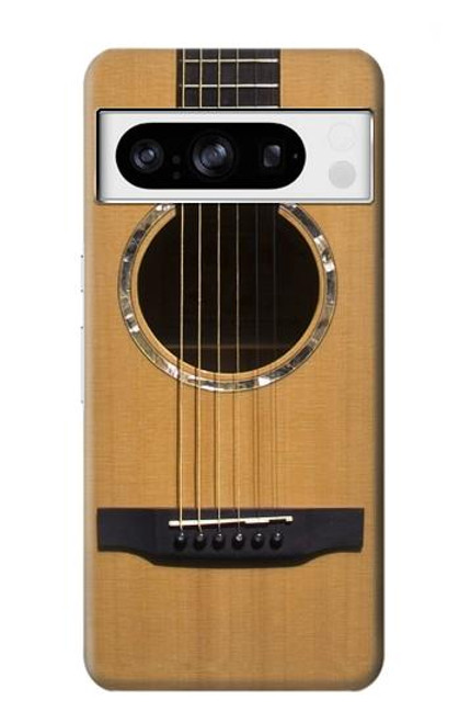 W0057 Acoustic Guitar Funda Carcasa Case y Caso Del Tirón Funda para Google Pixel 8 pro