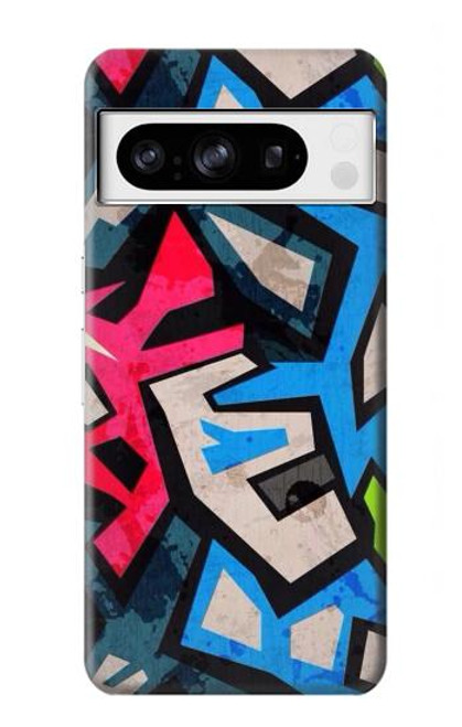 W3445 Graffiti Street Art Funda Carcasa Case y Caso Del Tirón Funda para Google Pixel 8 pro