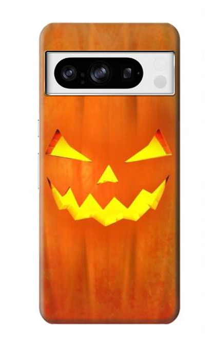 W3828 Pumpkin Halloween Funda Carcasa Case y Caso Del Tirón Funda para Google Pixel 8 pro