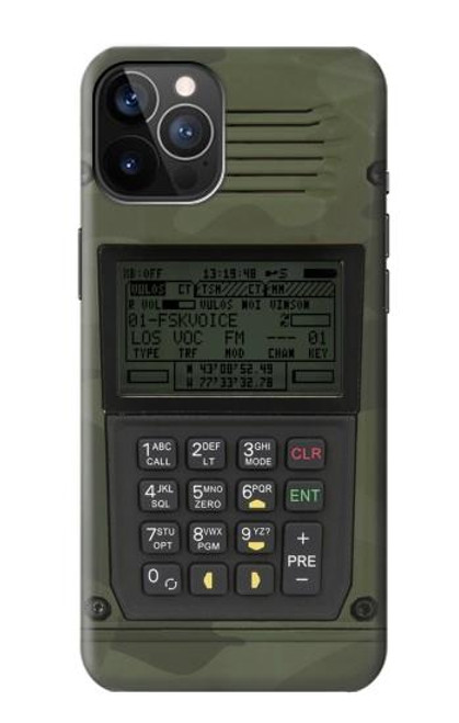 W3959 Military Radio Graphic Print Funda Carcasa Case y Caso Del Tirón Funda para iPhone 12, iPhone 12 Pro