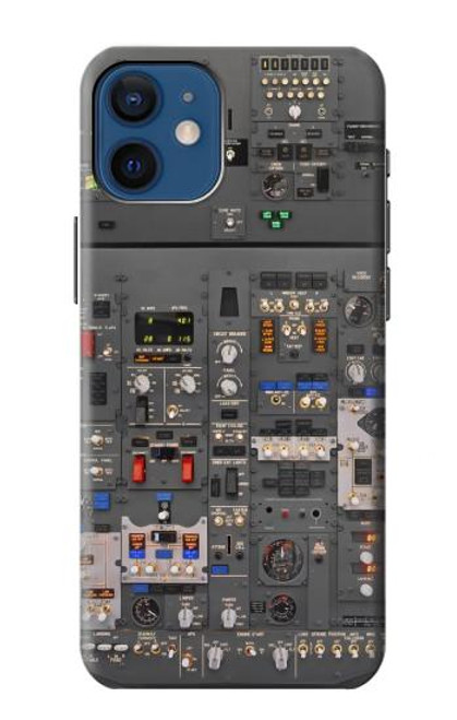 W3944 Overhead Panel Cockpit Funda Carcasa Case y Caso Del Tirón Funda para iPhone 12 mini