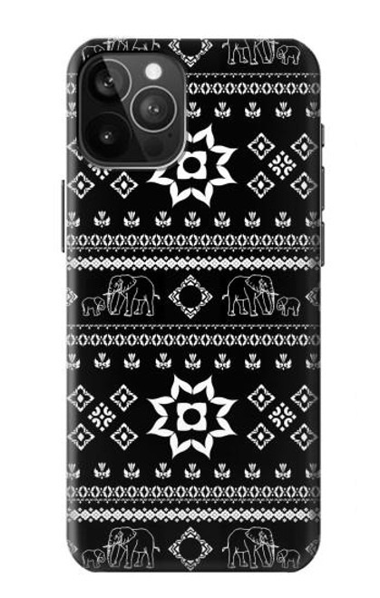 W3932 Elephant Pants Pattern Funda Carcasa Case y Caso Del Tirón Funda para iPhone 12 Pro Max