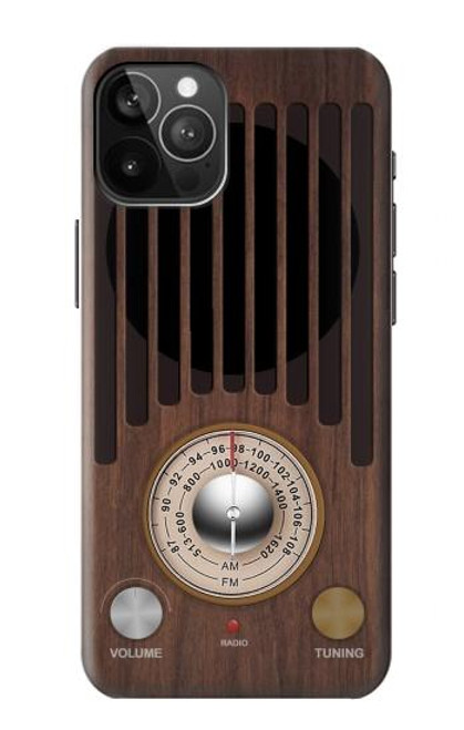 W3935 FM AM Radio Tuner Graphic Funda Carcasa Case y Caso Del Tirón Funda para iPhone 12 Pro Max