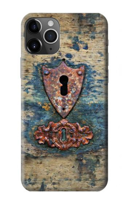 W3955 Vintage Keyhole Weather Door Funda Carcasa Case y Caso Del Tirón Funda para iPhone 11 Pro Max