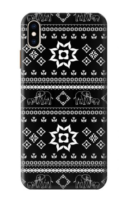 W3932 Elephant Pants Pattern Funda Carcasa Case y Caso Del Tirón Funda para iPhone XS Max