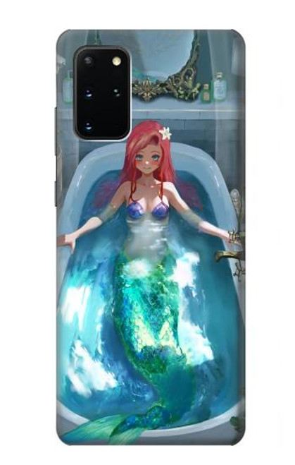 W3911 Cute Little Mermaid Aqua Spa Funda Carcasa Case y Caso Del Tirón Funda para Samsung Galaxy S20 Plus, Galaxy S20+