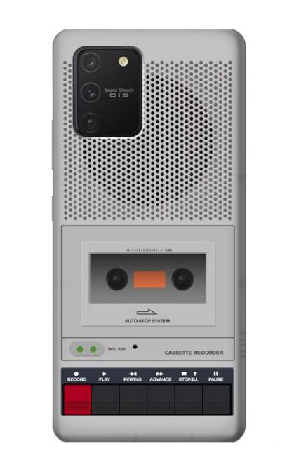 W3953 Vintage Cassette Player Graphic Funda Carcasa Case y Caso Del Tirón Funda para Samsung Galaxy S10 Lite