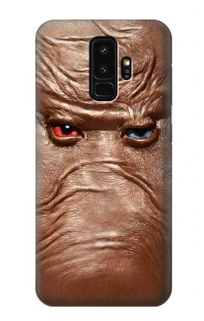 W3940 Leather Mad Face Graphic Paint Funda Carcasa Case y Caso Del Tirón Funda para Samsung Galaxy S9 Plus