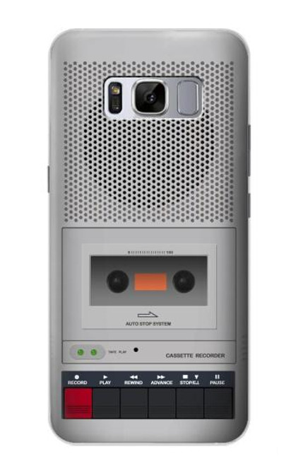 W3953 Vintage Cassette Player Graphic Funda Carcasa Case y Caso Del Tirón Funda para Samsung Galaxy S8 Plus