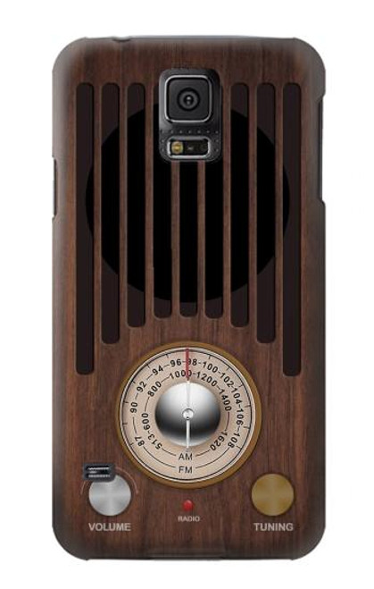 W3935 FM AM Radio Tuner Graphic Funda Carcasa Case y Caso Del Tirón Funda para Samsung Galaxy S5