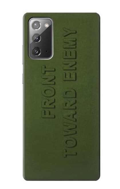 W3936 Front Toward Enermy Funda Carcasa Case y Caso Del Tirón Funda para Samsung Galaxy Note 20