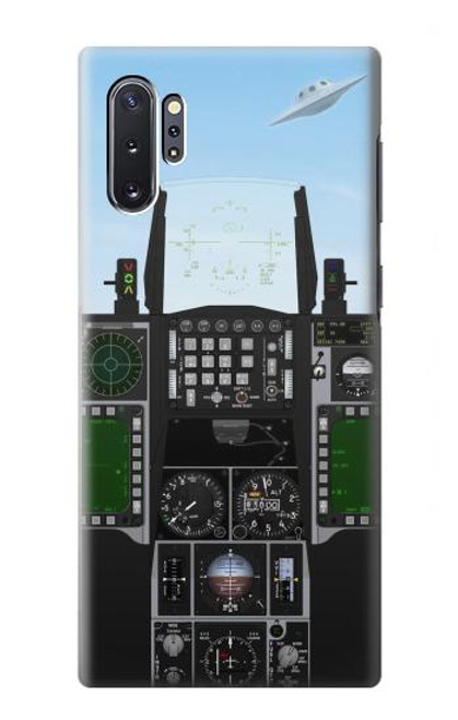 W3933 Fighter Aircraft UFO Funda Carcasa Case y Caso Del Tirón Funda para Samsung Galaxy Note 10 Plus