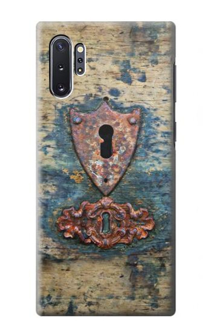 W3955 Vintage Keyhole Weather Door Funda Carcasa Case y Caso Del Tirón Funda para Samsung Galaxy Note 10 Plus