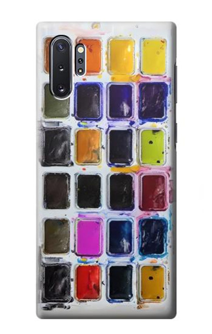 W3956 Watercolor Palette Box Graphic Funda Carcasa Case y Caso Del Tirón Funda para Samsung Galaxy Note 10 Plus
