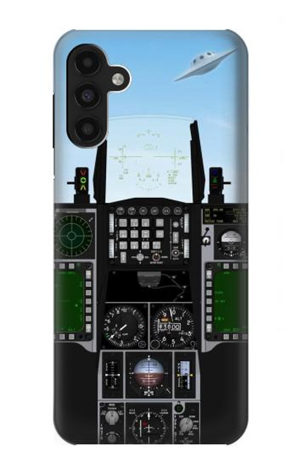 W3933 Fighter Aircraft UFO Funda Carcasa Case y Caso Del Tirón Funda para Samsung Galaxy A13 4G