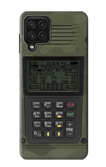 W3959 Military Radio Graphic Print Funda Carcasa Case y Caso Del Tirón Funda para Samsung Galaxy A22 4G