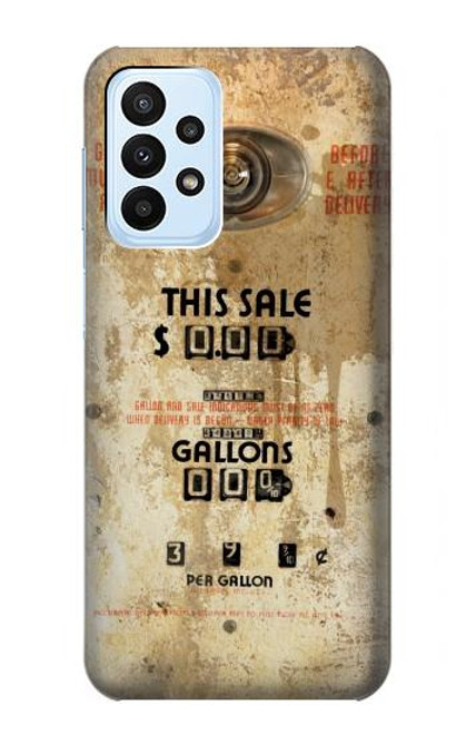 W3954 Vintage Gas Pump Funda Carcasa Case y Caso Del Tirón Funda para Samsung Galaxy A23