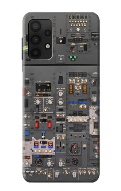 W3944 Overhead Panel Cockpit Funda Carcasa Case y Caso Del Tirón Funda para Samsung Galaxy A32 4G