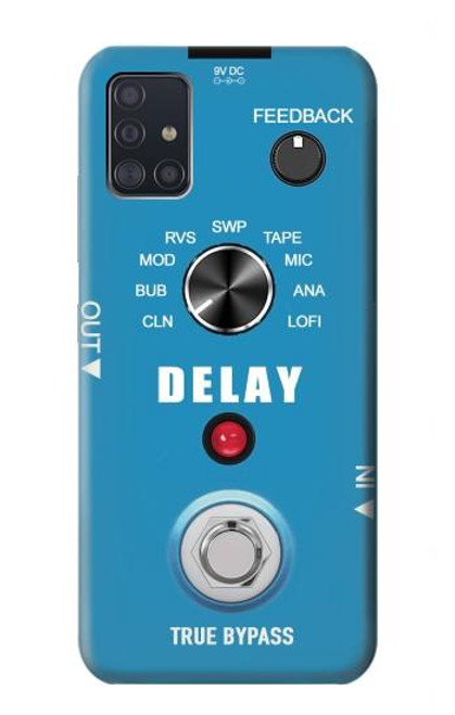 W3962 Guitar Analog Delay Graphic Funda Carcasa Case y Caso Del Tirón Funda para Samsung Galaxy A51 5G