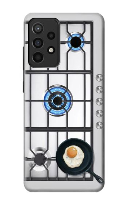 W3928 Cooking Kitchen Graphic Funda Carcasa Case y Caso Del Tirón Funda para Samsung Galaxy A52, Galaxy A52 5G