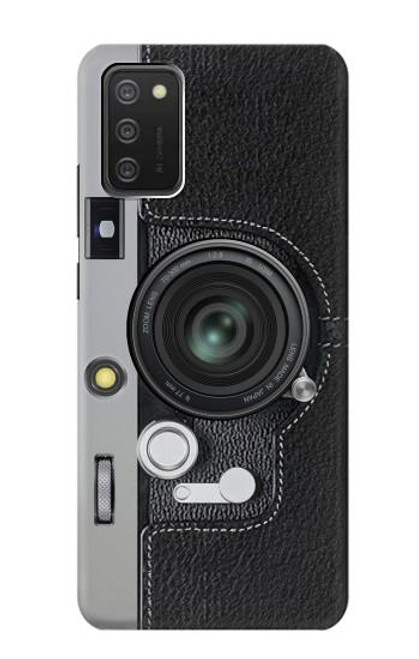 W3922 Camera Lense Shutter Graphic Print Funda Carcasa Case y Caso Del Tirón Funda para Samsung Galaxy A03S