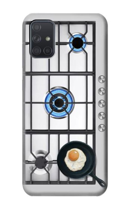 W3928 Cooking Kitchen Graphic Funda Carcasa Case y Caso Del Tirón Funda para Samsung Galaxy A71