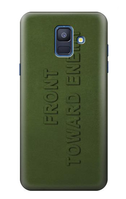 W3936 Front Toward Enermy Funda Carcasa Case y Caso Del Tirón Funda para Samsung Galaxy A6 (2018)