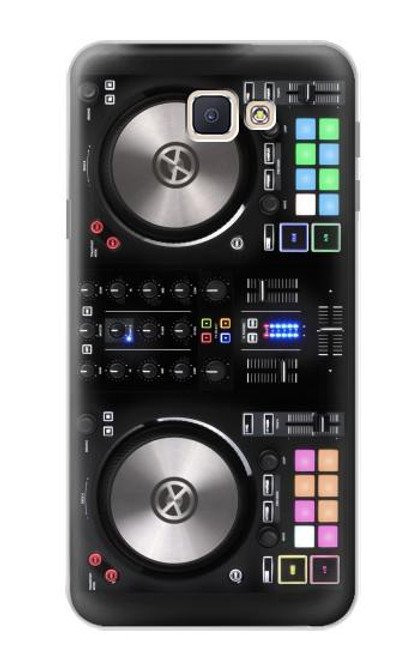 W3931 DJ Mixer Graphic Paint Funda Carcasa Case y Caso Del Tirón Funda para Samsung Galaxy J7 Prime (SM-G610F)