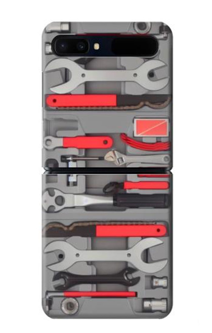 W3921 Bike Repair Tool Graphic Paint Funda Carcasa Case y Caso Del Tirón Funda para Samsung Galaxy Z Flip 5G