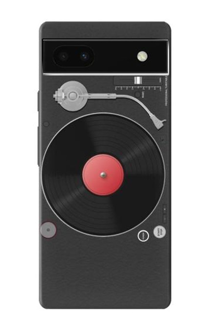 W3952 Turntable Vinyl Record Player Graphic Funda Carcasa Case y Caso Del Tirón Funda para Google Pixel 6a