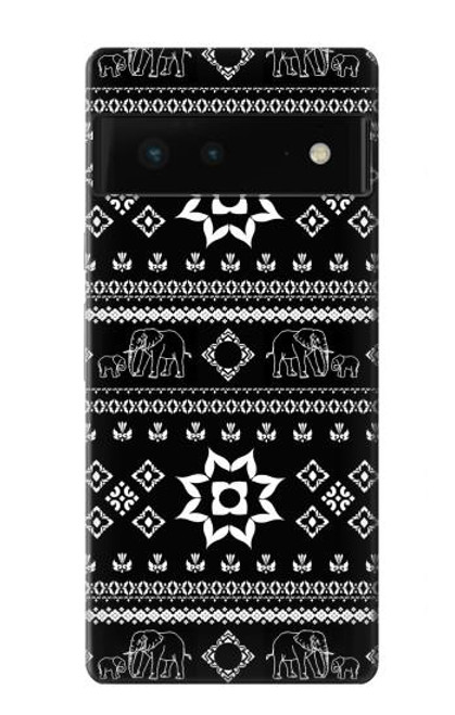 W3932 Elephant Pants Pattern Funda Carcasa Case y Caso Del Tirón Funda para Google Pixel 6