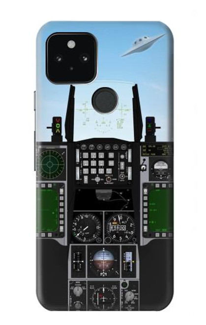 W3933 Fighter Aircraft UFO Funda Carcasa Case y Caso Del Tirón Funda para Google Pixel 5