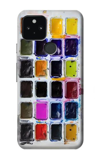 W3956 Watercolor Palette Box Graphic Funda Carcasa Case y Caso Del Tirón Funda para Google Pixel 5