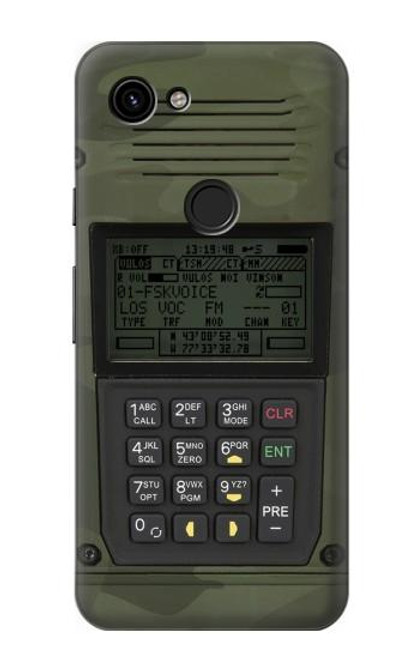 W3959 Military Radio Graphic Print Funda Carcasa Case y Caso Del Tirón Funda para Google Pixel 3a