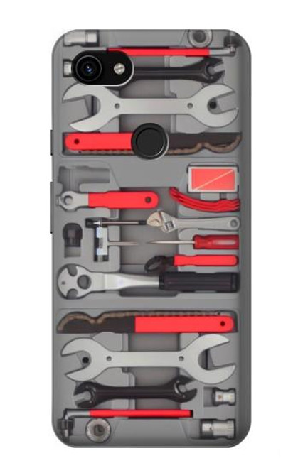 W3921 Bike Repair Tool Graphic Paint Funda Carcasa Case y Caso Del Tirón Funda para Google Pixel 3a XL