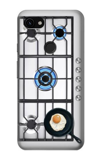 W3928 Cooking Kitchen Graphic Funda Carcasa Case y Caso Del Tirón Funda para Google Pixel 3a XL