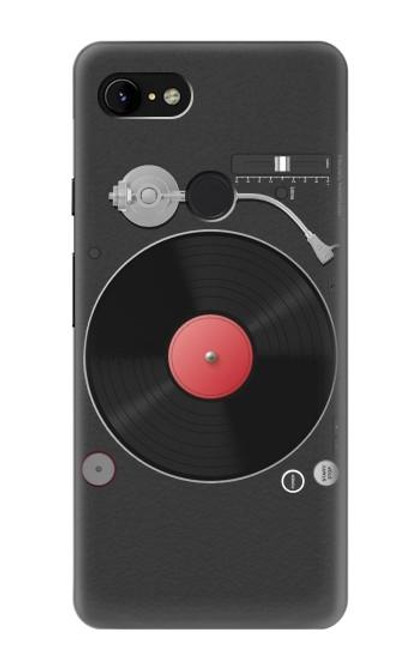 W3952 Turntable Vinyl Record Player Graphic Funda Carcasa Case y Caso Del Tirón Funda para Google Pixel 3 XL