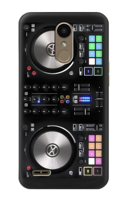 W3931 DJ Mixer Graphic Paint Funda Carcasa Case y Caso Del Tirón Funda para LG K10 (2018), LG K30