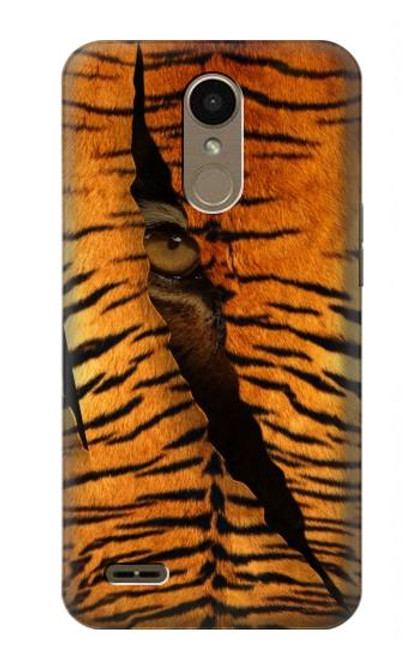 W3951 Tiger Eye Tear Marks Funda Carcasa Case y Caso Del Tirón Funda para LG K10 (2018), LG K30