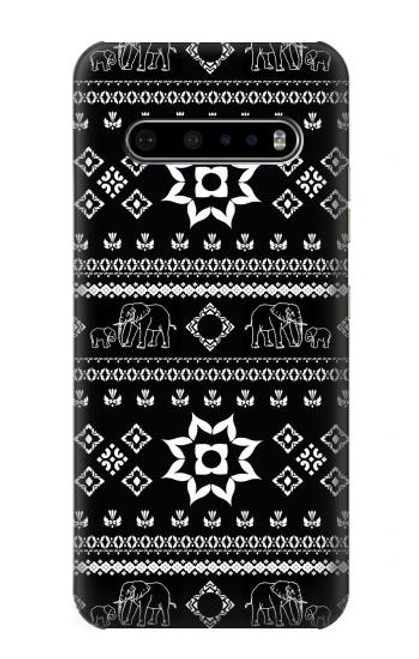 W3932 Elephant Pants Pattern Funda Carcasa Case y Caso Del Tirón Funda para LG V60 ThinQ 5G