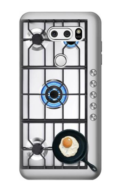 W3928 Cooking Kitchen Graphic Funda Carcasa Case y Caso Del Tirón Funda para LG V30, LG V30 Plus, LG V30S ThinQ, LG V35, LG V35 ThinQ